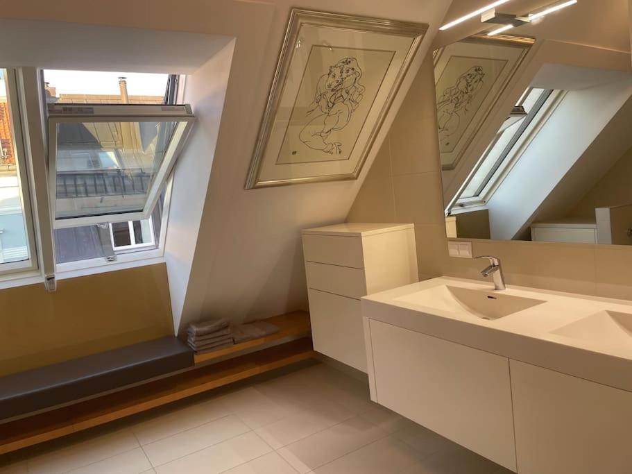 Rooftop Terrace- Panoramablick Ueber Wien Apartment Ngoại thất bức ảnh