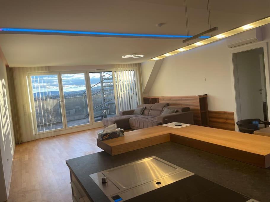 Rooftop Terrace- Panoramablick Ueber Wien Apartment Ngoại thất bức ảnh